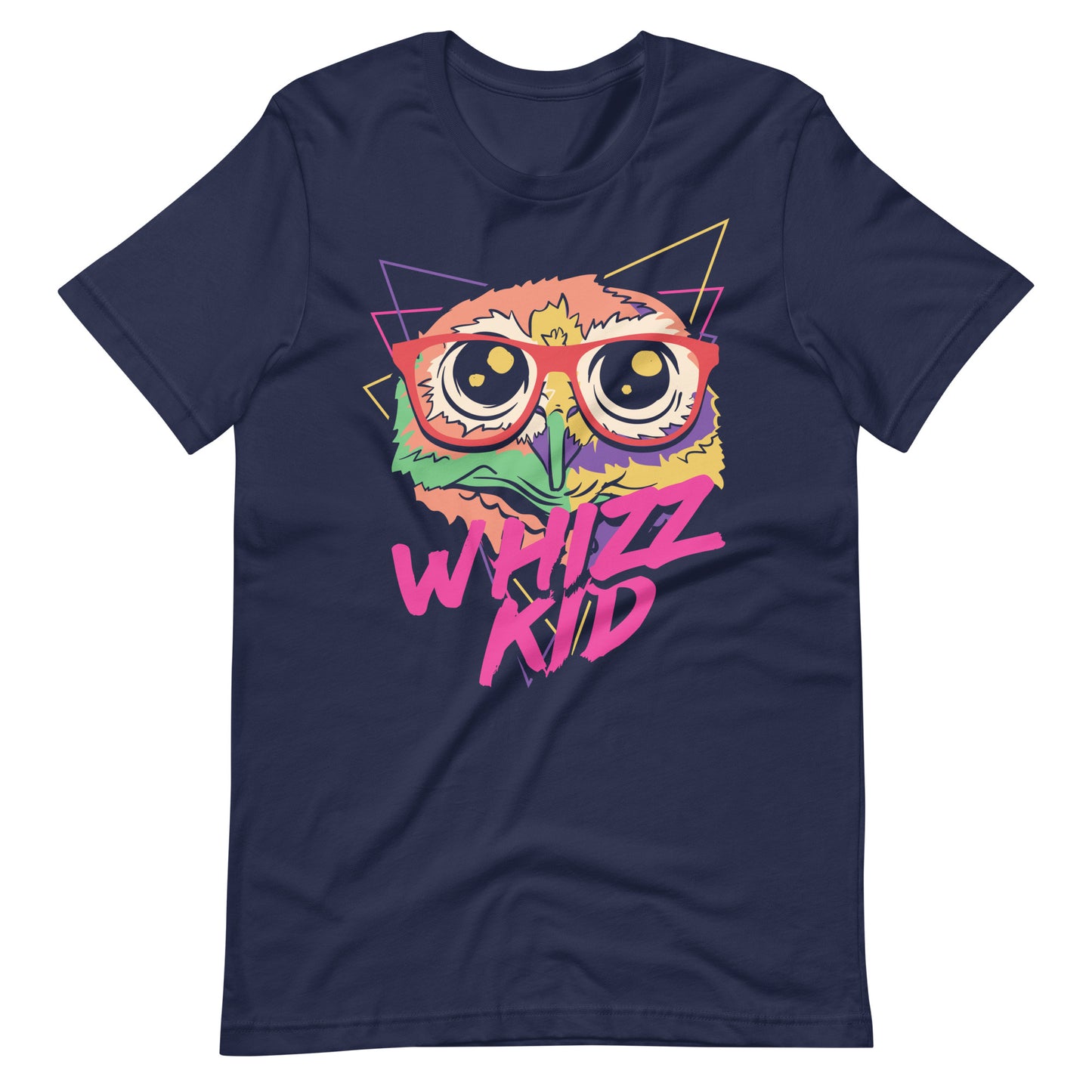 Printagon - Whizz Kid - Unisex T-shirt - Navy / XS