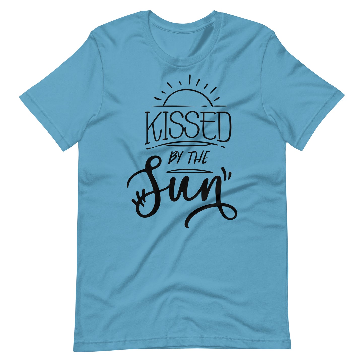 Printagon - Kissed By The Sun - Unisex T-shirt - Ocean Blue / S