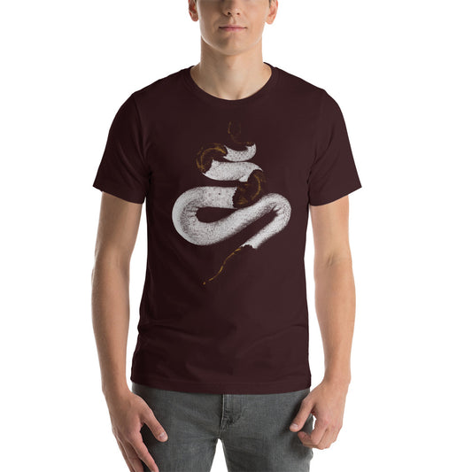 Printagon - White Snake - Unisex T-shirt -