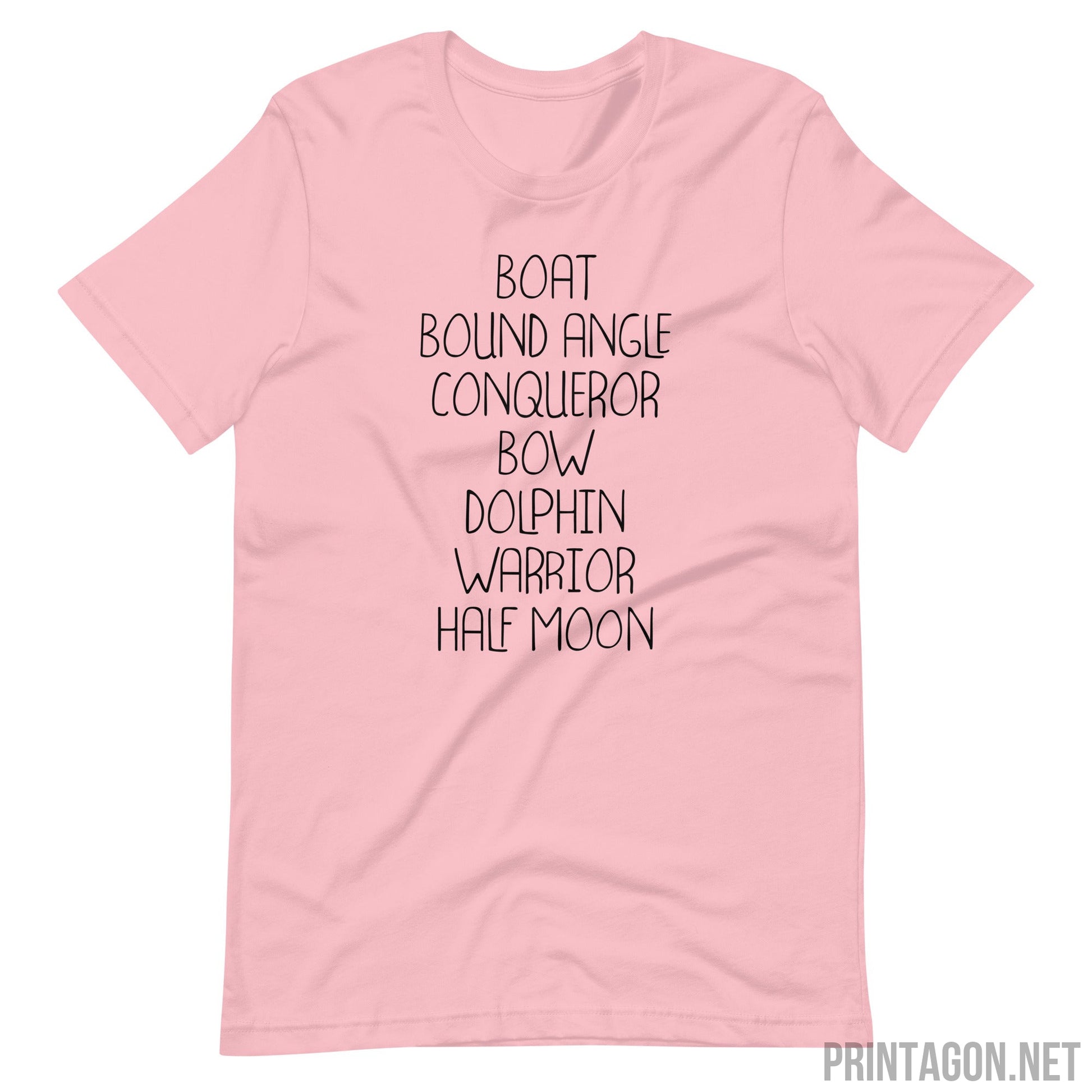 Printagon - Boat Bound Angle - Unisex T-shirt - Pink / S