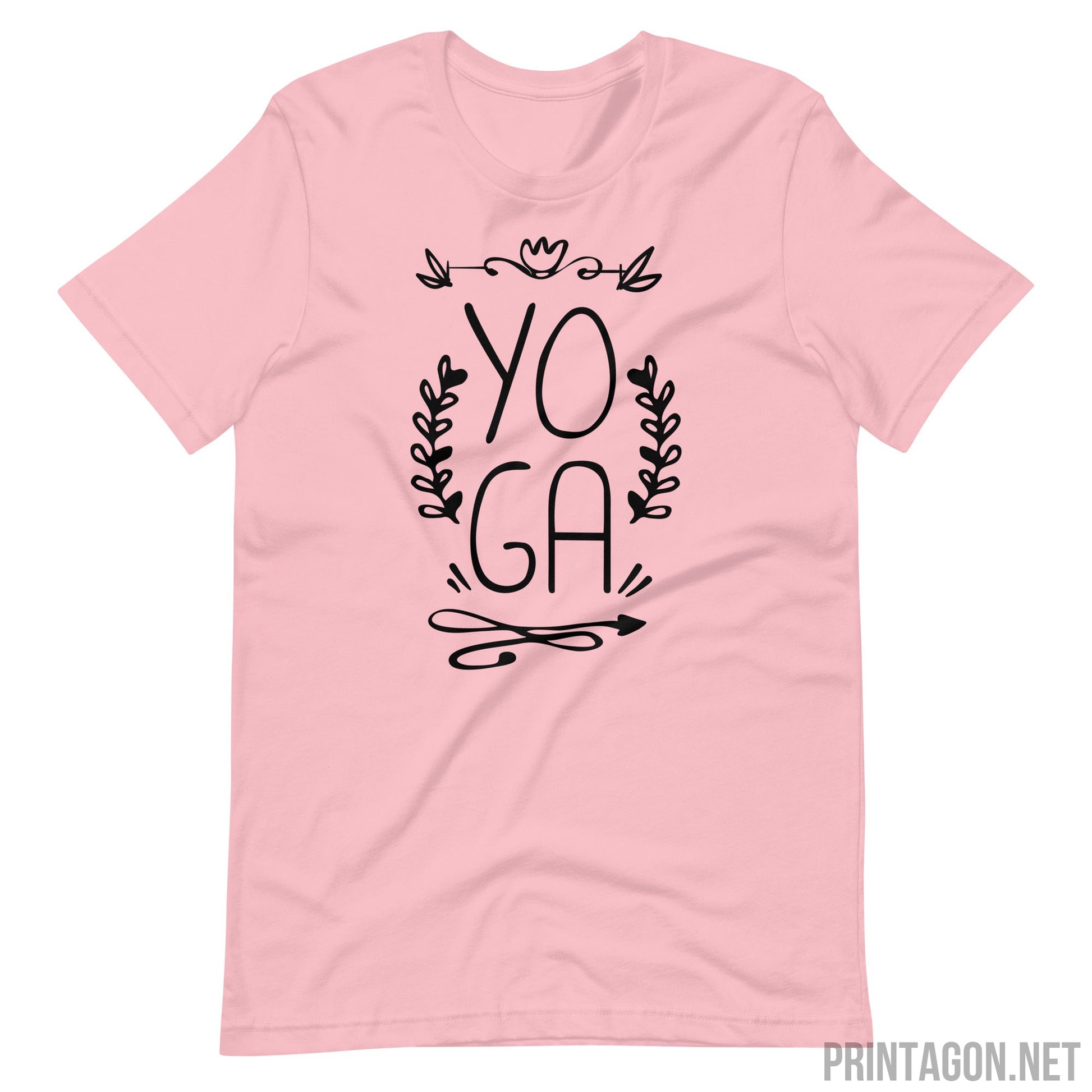 Yoga - Unisex T-shirt - Pink / S Printagon