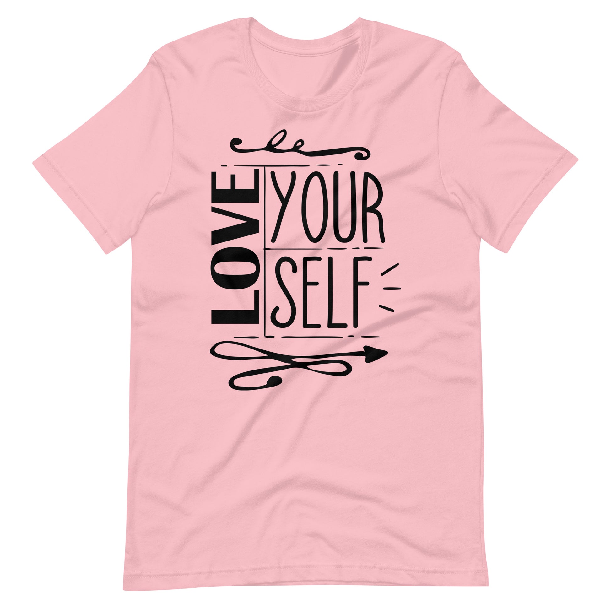 Printagon - Love Your Self - Unisex T-shirt - Pink / S