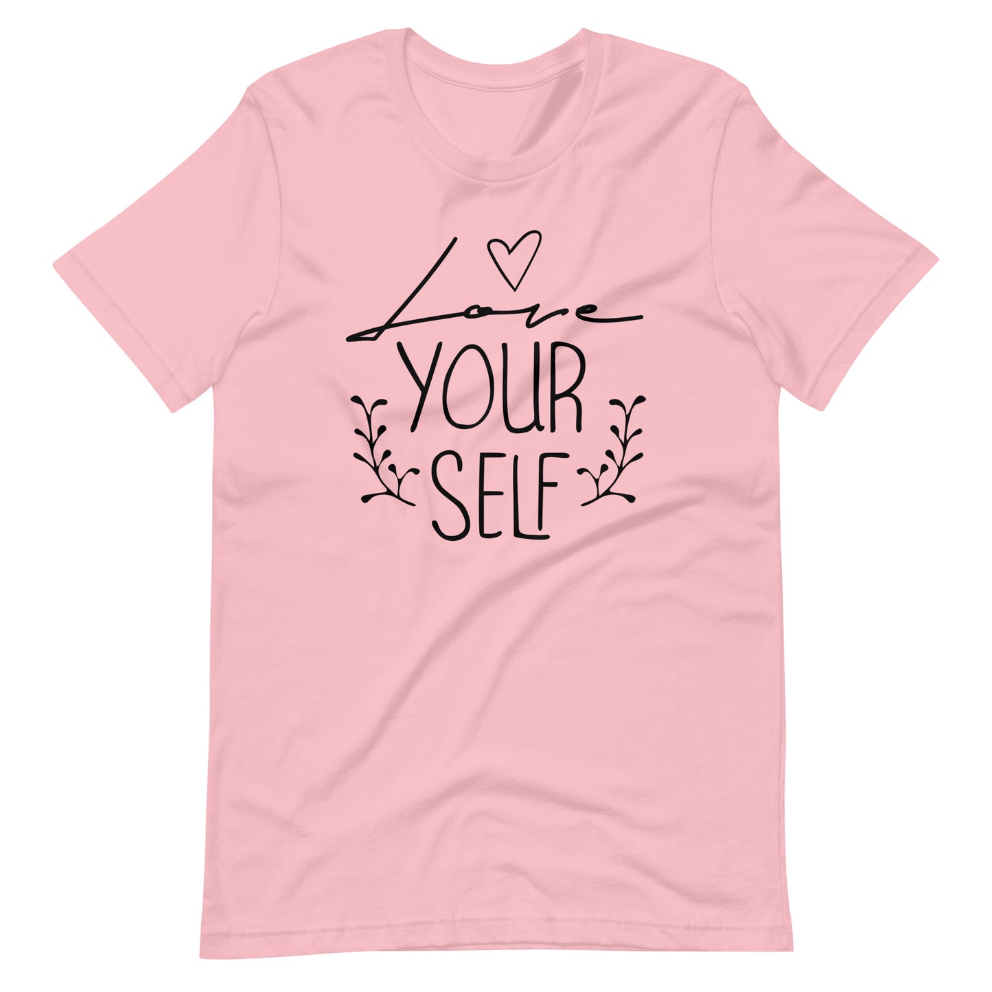 Printagon - Love Your Self - Unisex T-shirt - Pink / S