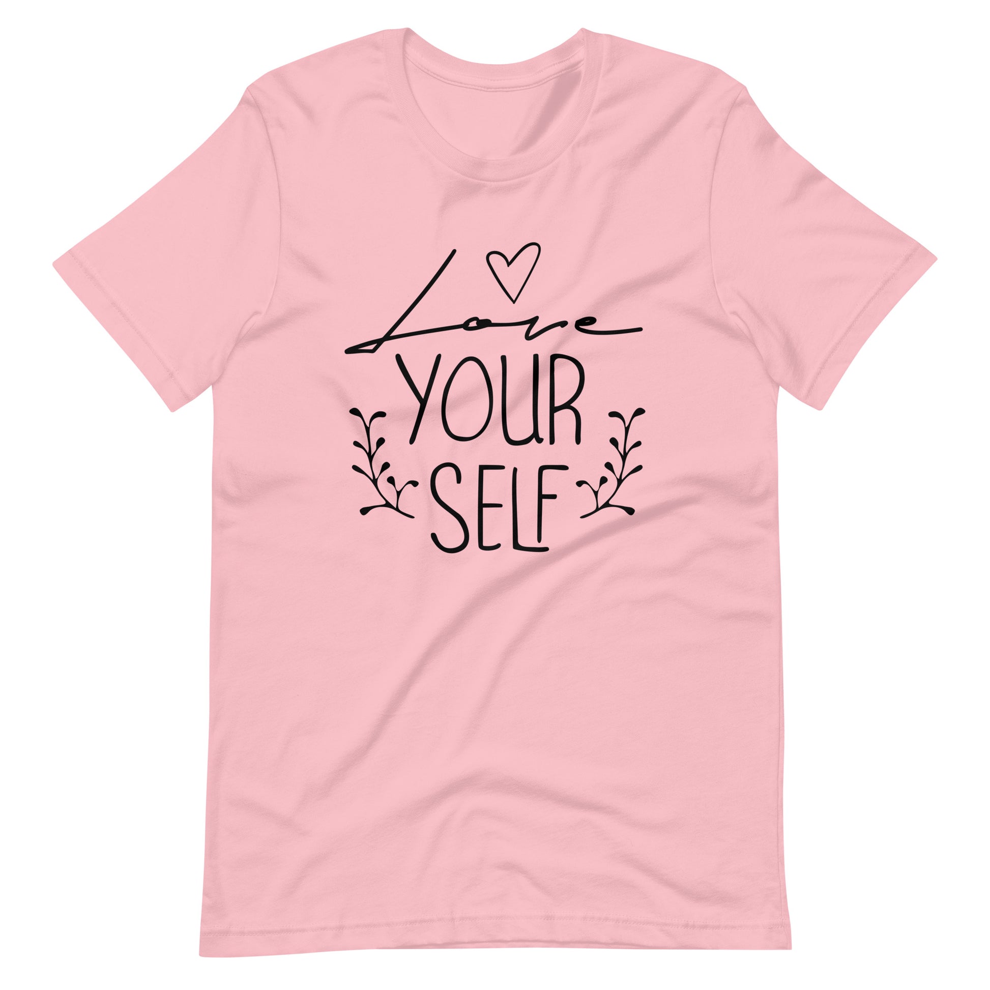 Printagon - Love Your Self 002 - Unisex T-shirt - Pink / S