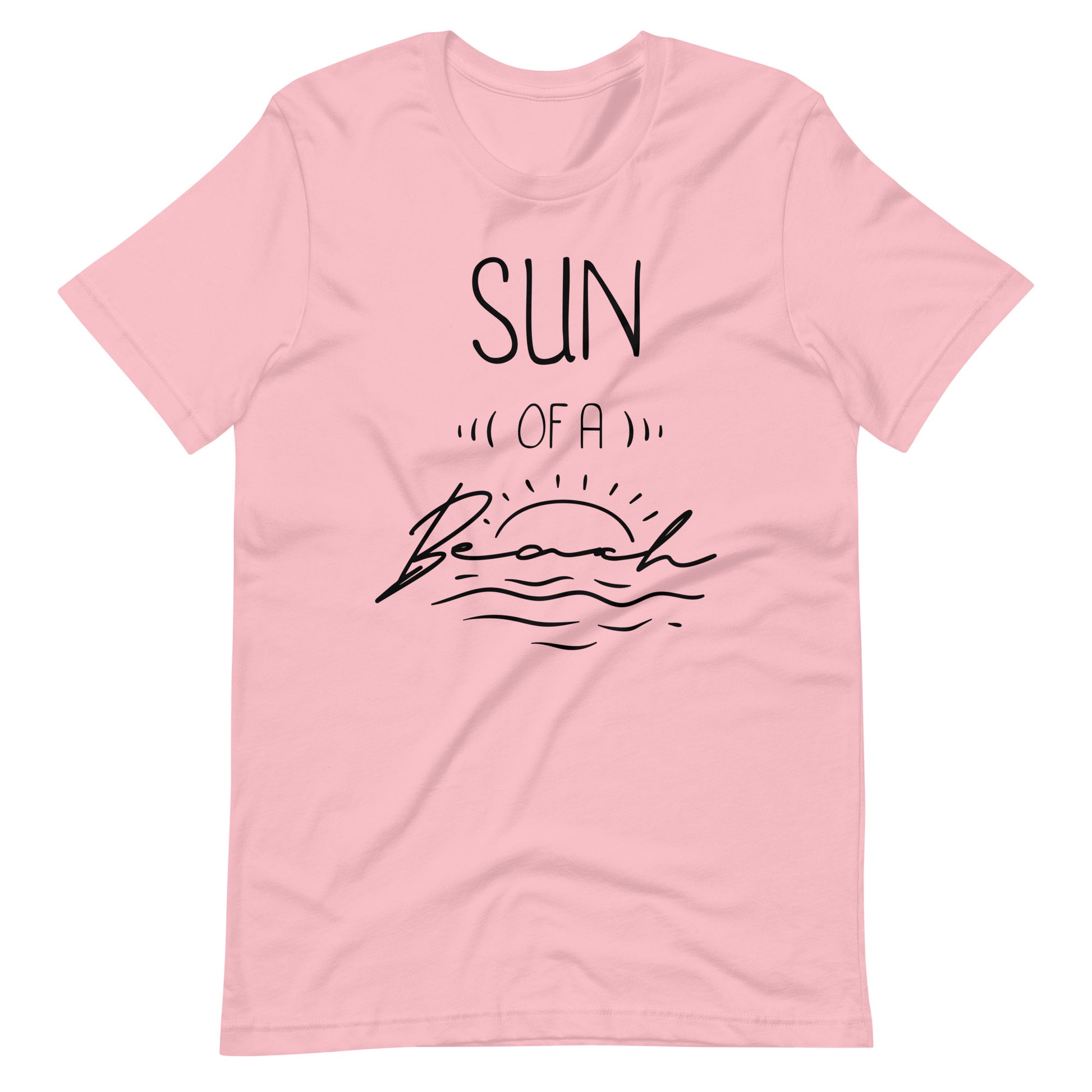 Sun Of A Beach - Unisex T-shirt - Pink / S Printagon