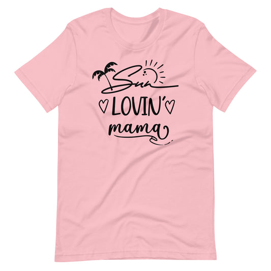 Sun Lovin Mama - T-shirt - Pink / S Printagon