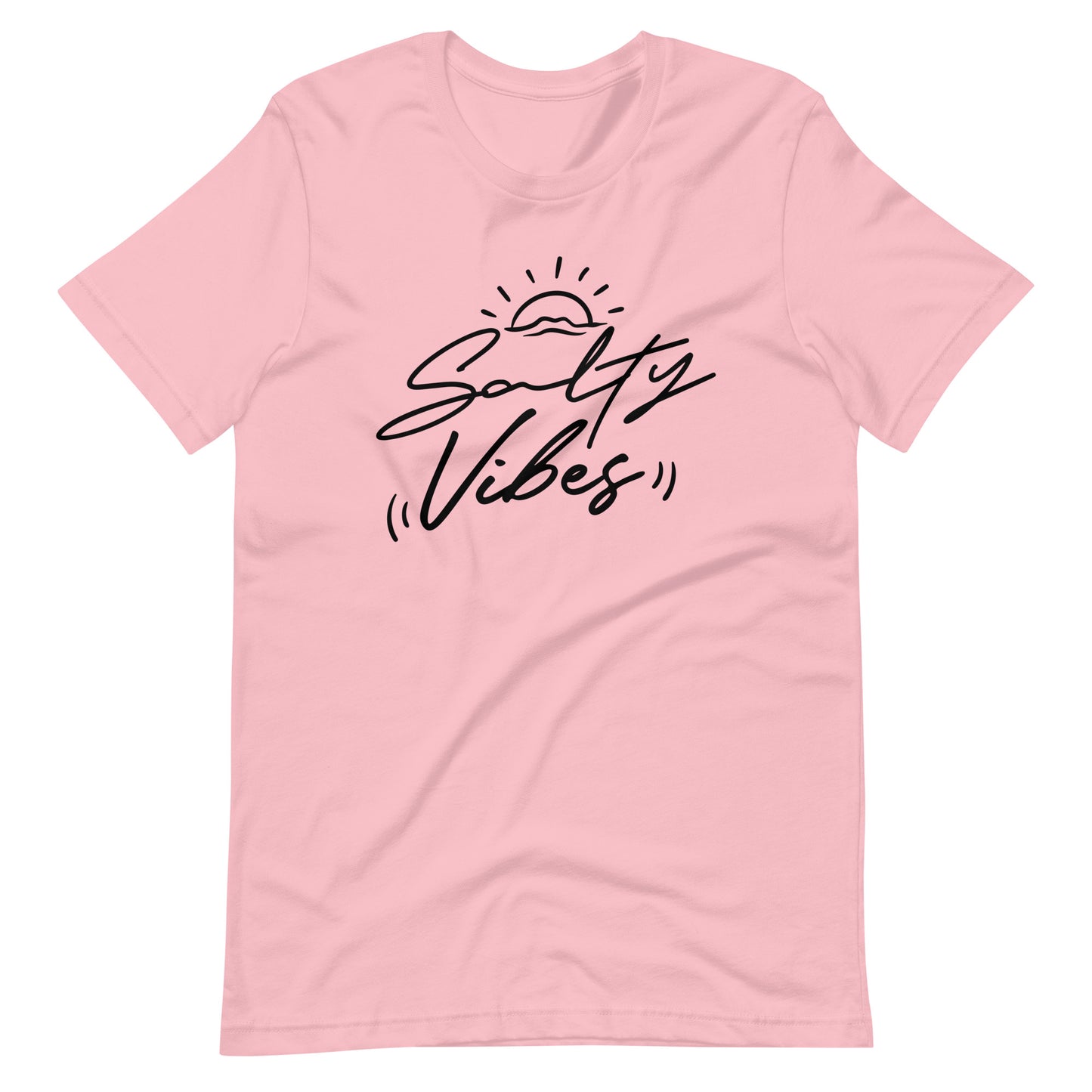 Salty Vibes - Unisex T-shirt - Pink / S Printagon