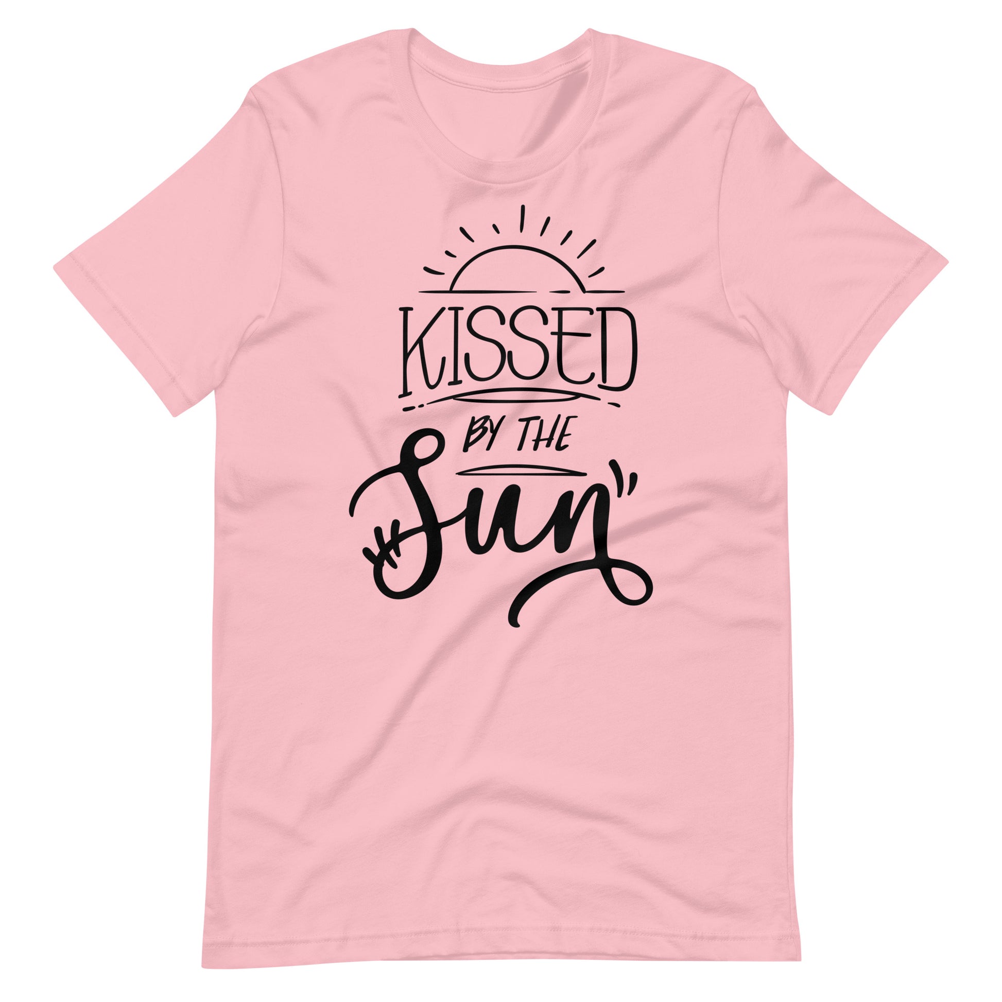 Printagon - Kissed By The Sun - Unisex T-shirt - Pink / S