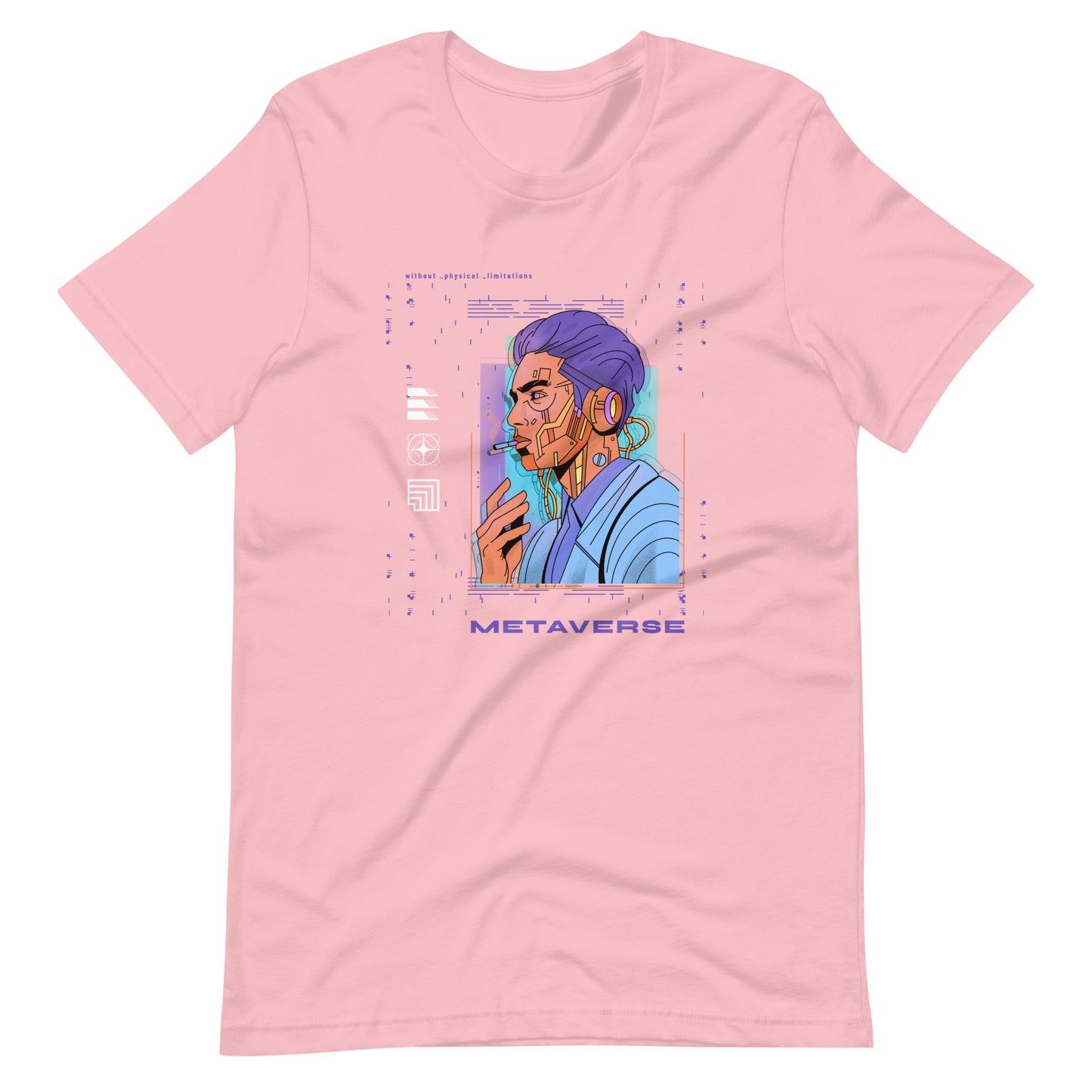 Metaverse 001 - Unisex T-shirt - Pink / S Printagon