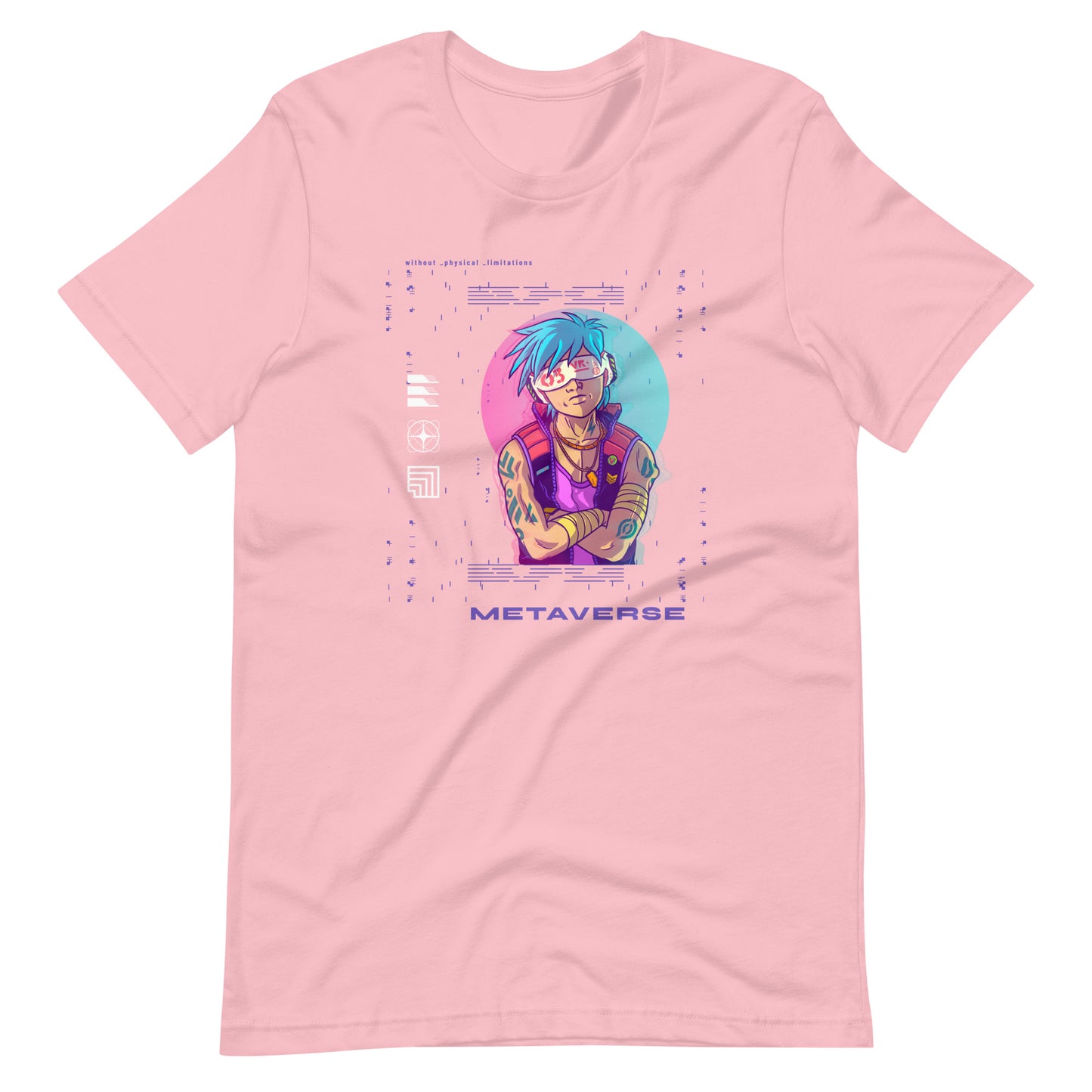 metaverse 005 - Unisex T-shirt - Pink / S Printagon