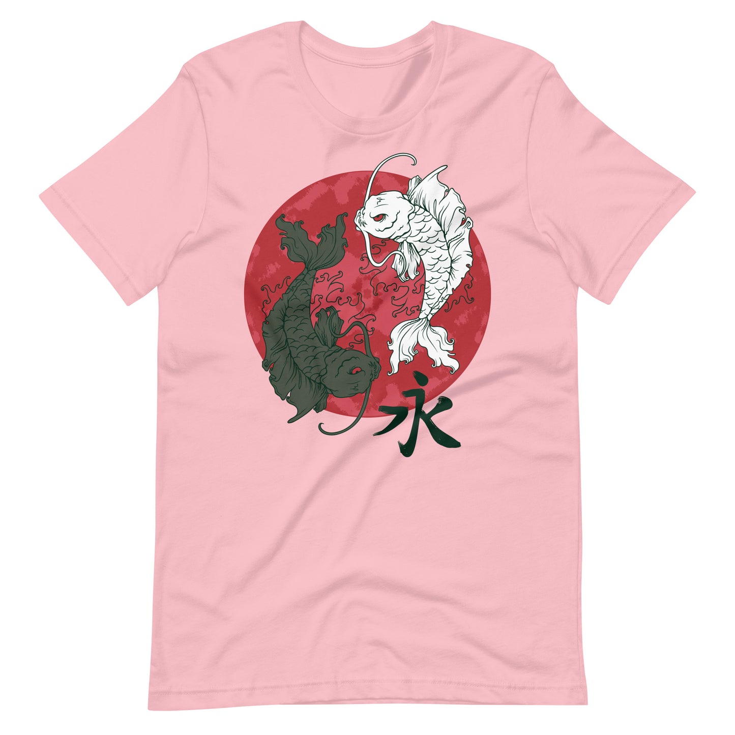 Printagon - Koi Fish - Unisex T-shirt - Pink / S