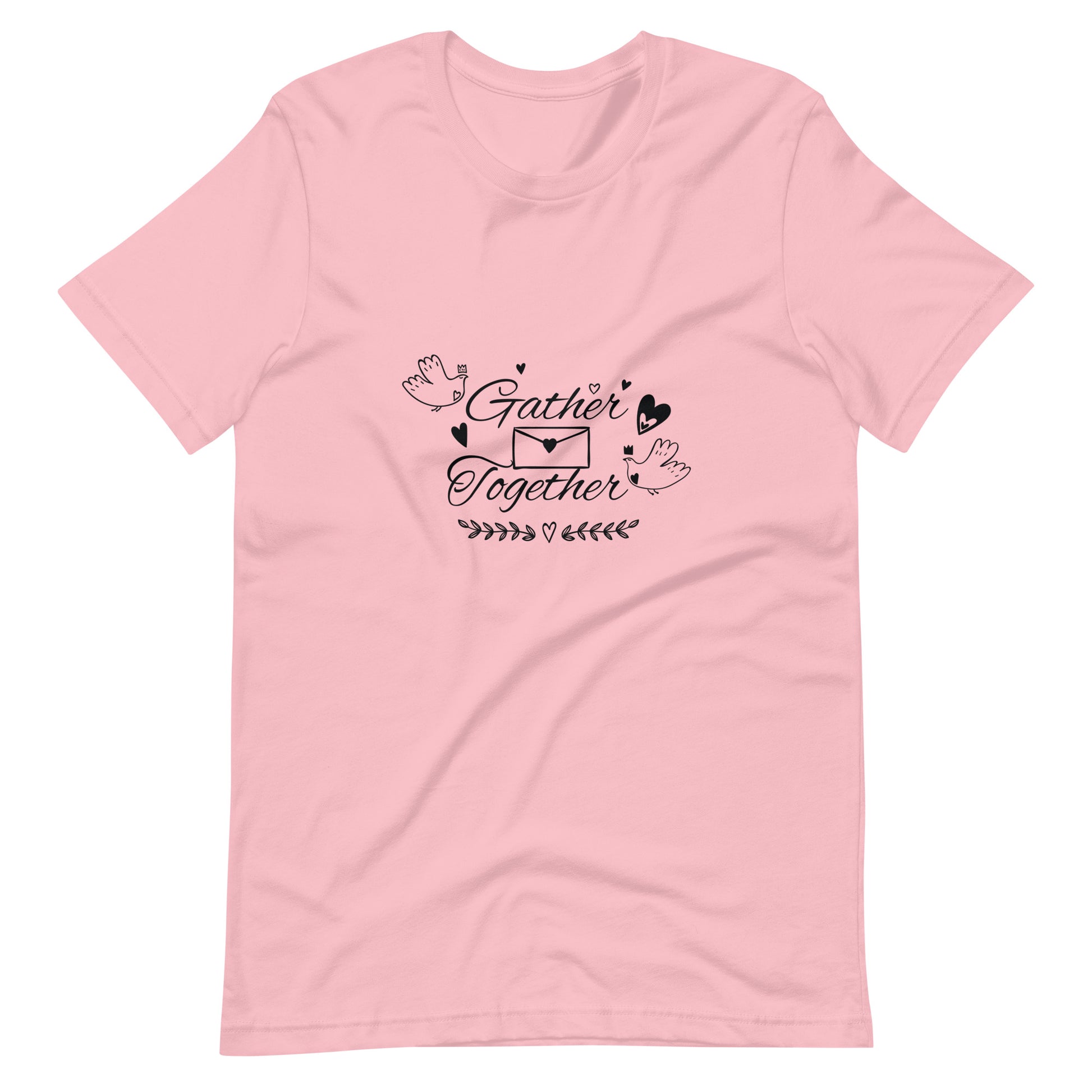 Printagon - Gather Together - Unisex T-shirt - Pink / S