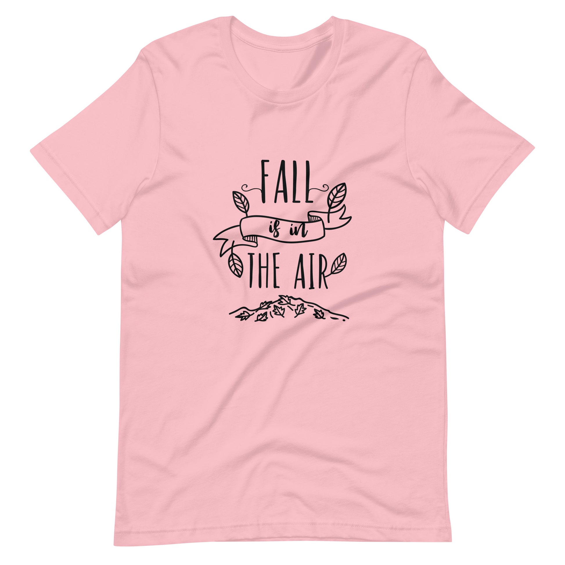 Printagon - Fall Is In The Air - Unisex T-shirt - Pink / S