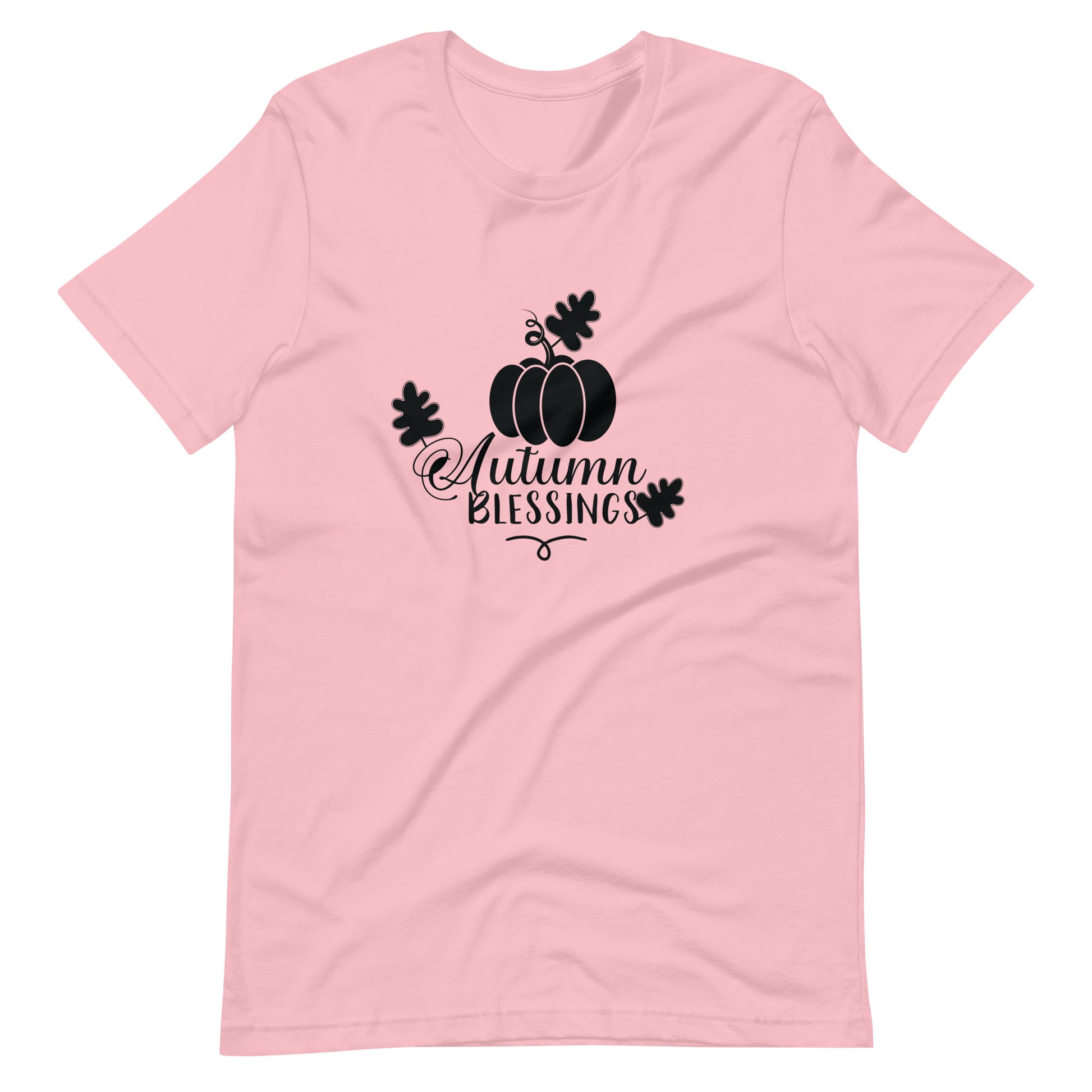 Printagon - Autumn Blessings - Unisex T-shirt - Pink / S