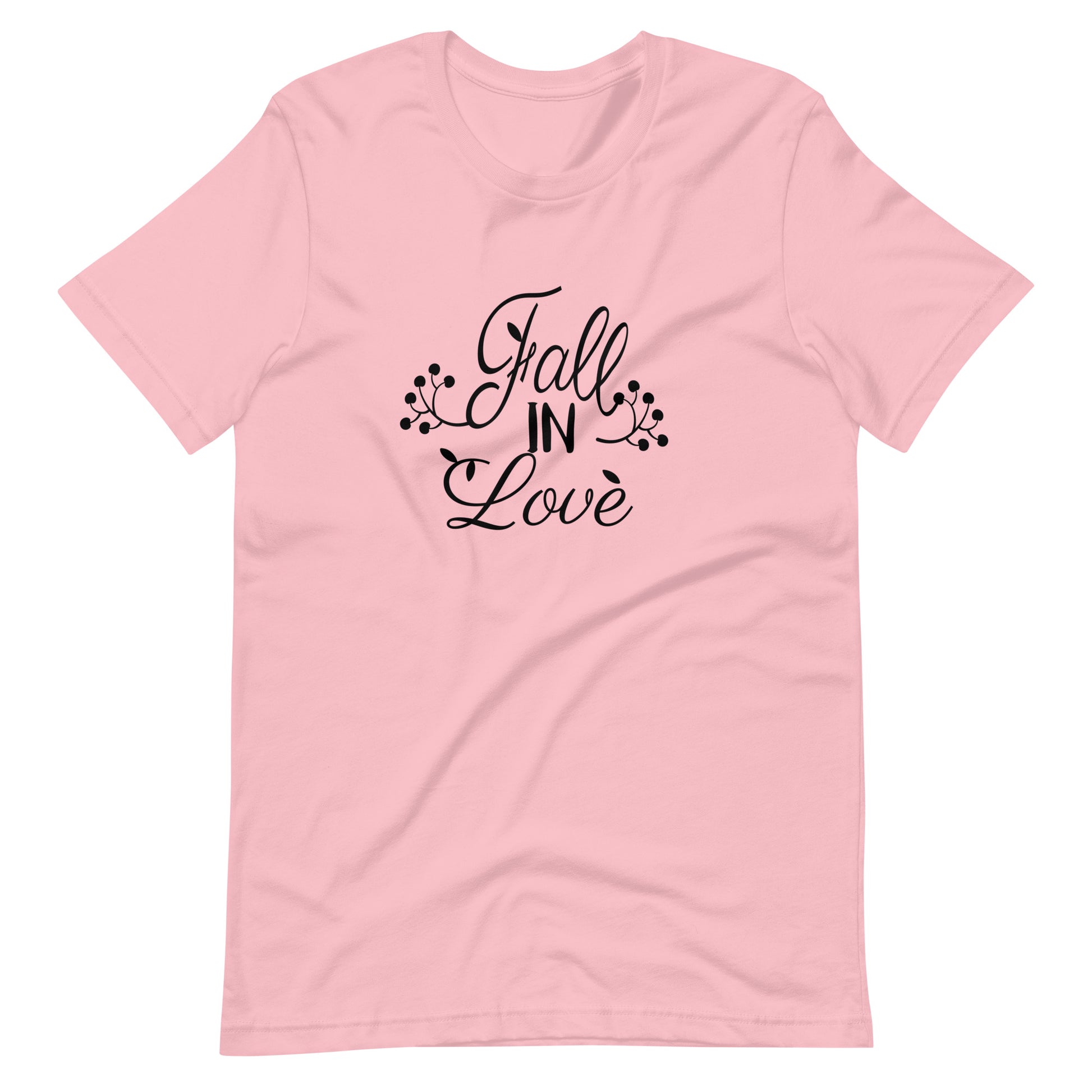 Printagon - Fall In Love - Unisex T-shirt - Pink / S