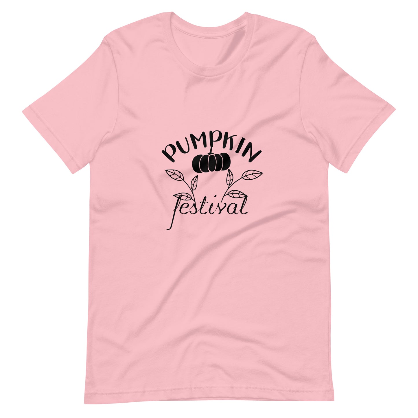 Pumpkin Festival - Unisex T-shirt - Pink / S Printagon