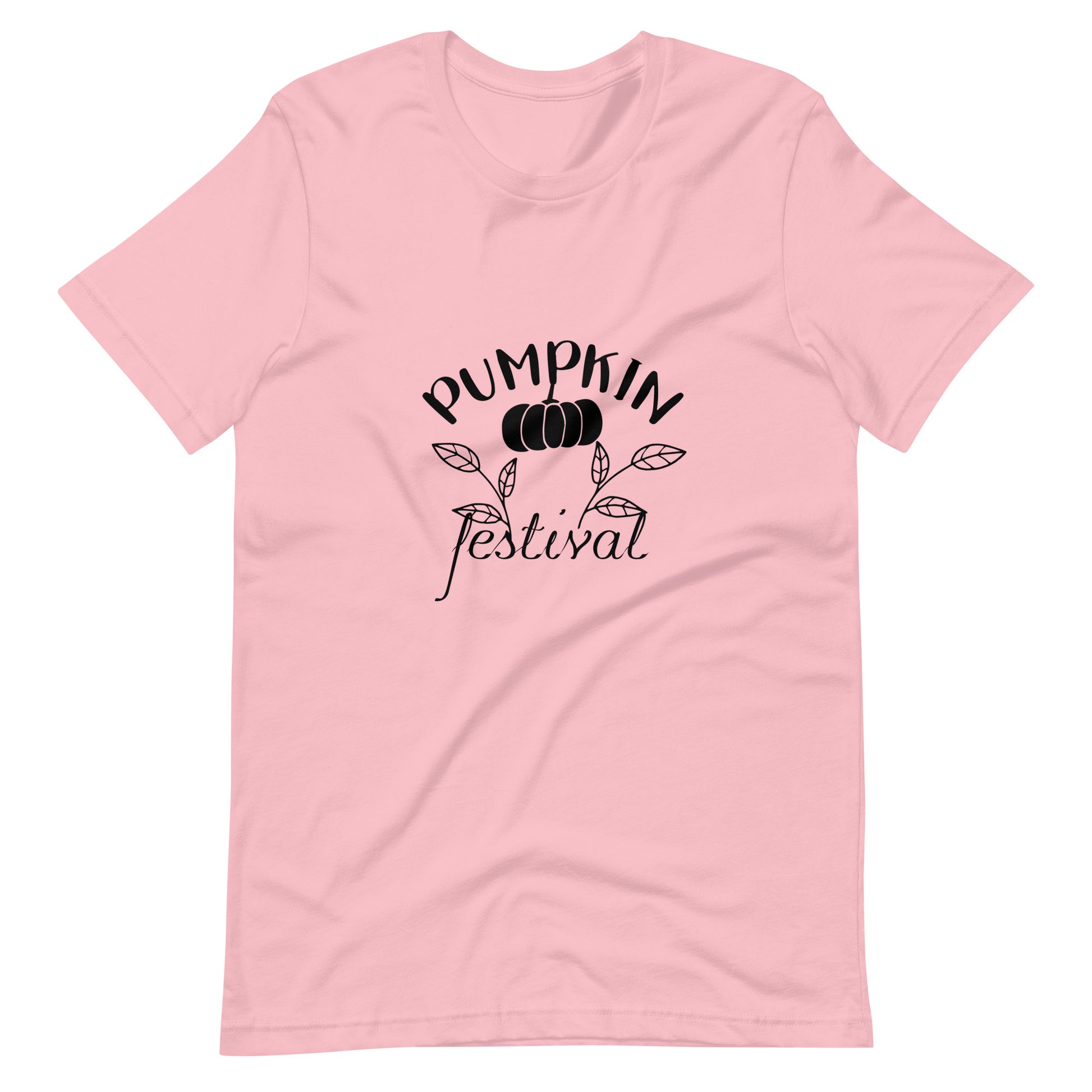 Pumpkin Festival - Unisex T-shirt - Pink / S Printagon