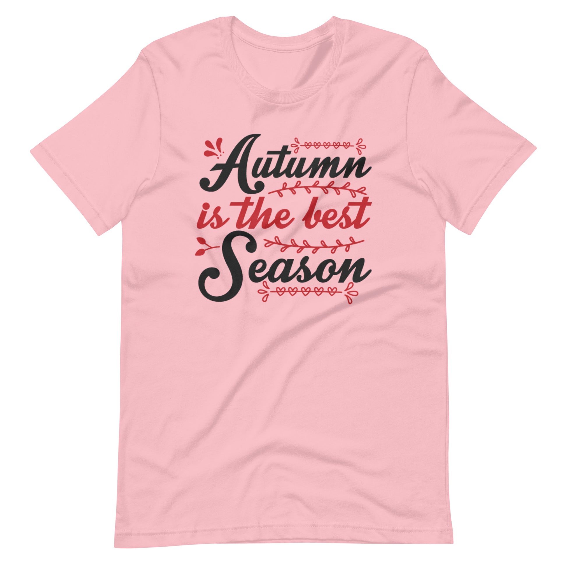 Printagon - Autumn Is The Best Season - Unisex T-shirt - Pink / S