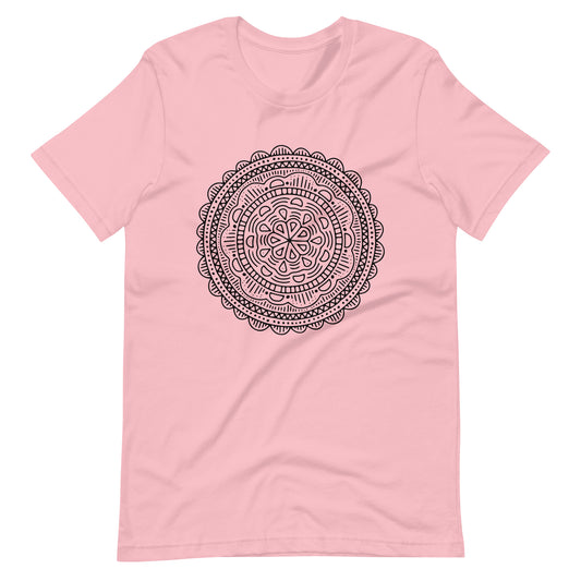 Printagon - Mandala 121 - T-shirt - Pink / S