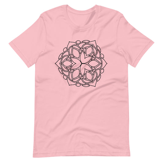 Printagon - Mandala 132 - T-shirt - Pink / S