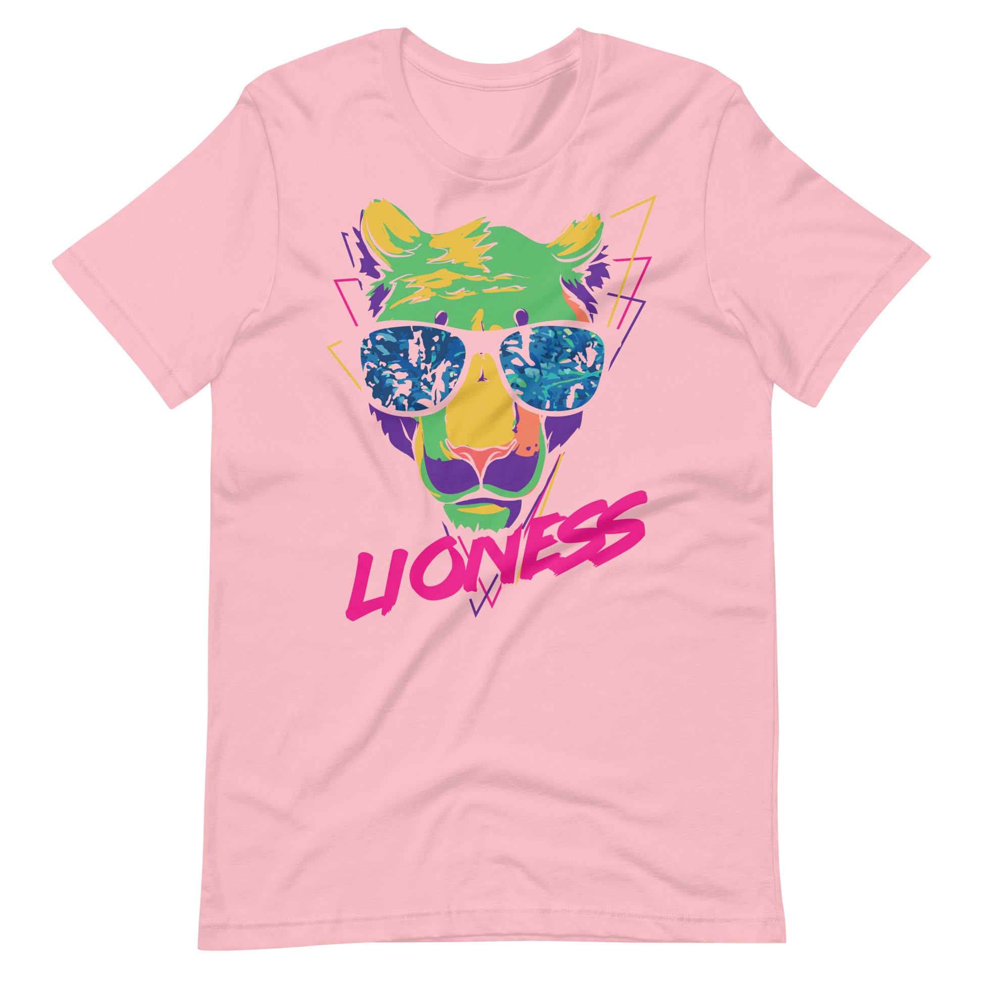 Printagon - Lioness - Unisex T-shirt - Pink / S