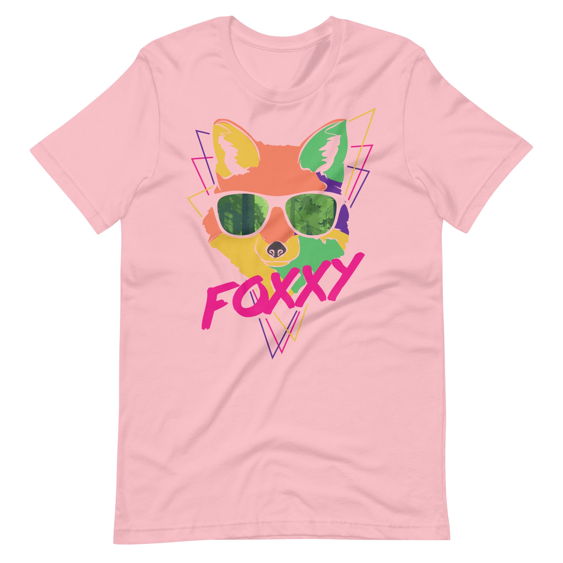 Printagon - Foxxy - Unisex T-shirt - Pink / S