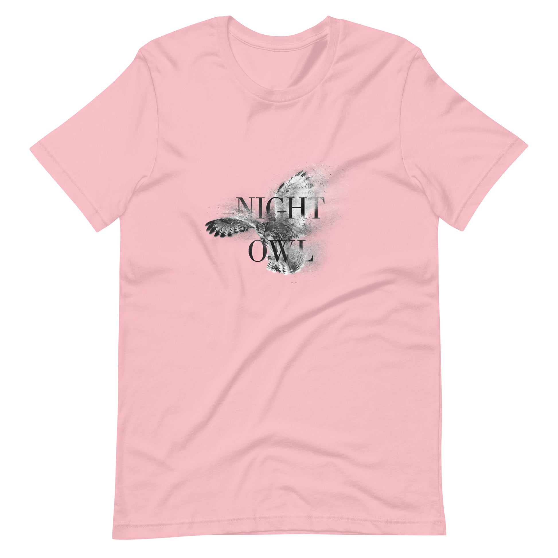 Printagon - Night Owl - Unisex T-shirt - Pink / S