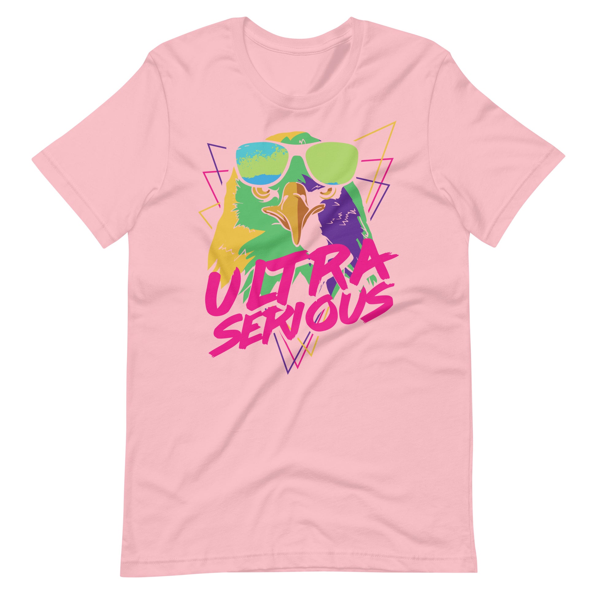 Printagon - Ultra Serious - Unisex T-shirt - Pink / S