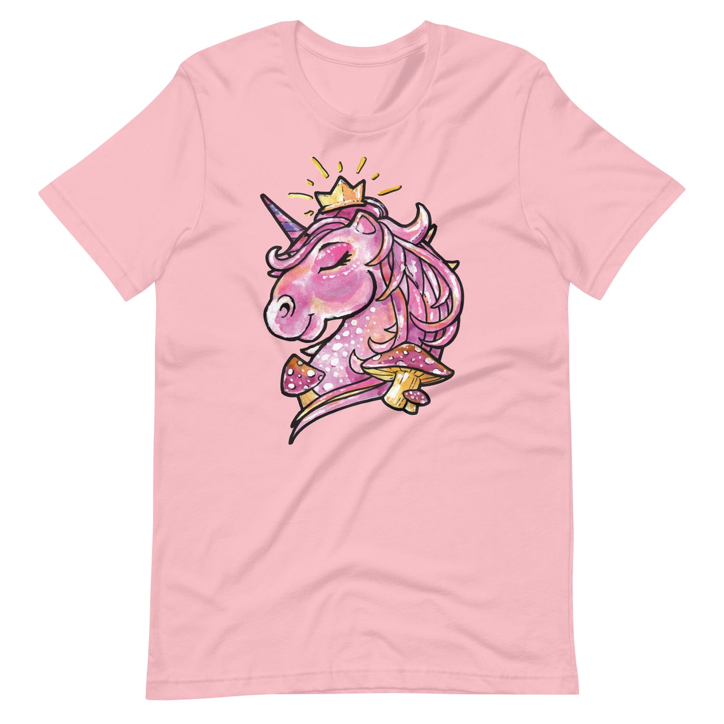 Printagon - Unicorn T-shirt - Pink / S