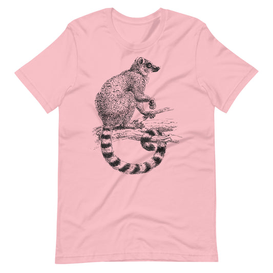 Printagon - Squirrel - Unisex T-shirt - Pink / S