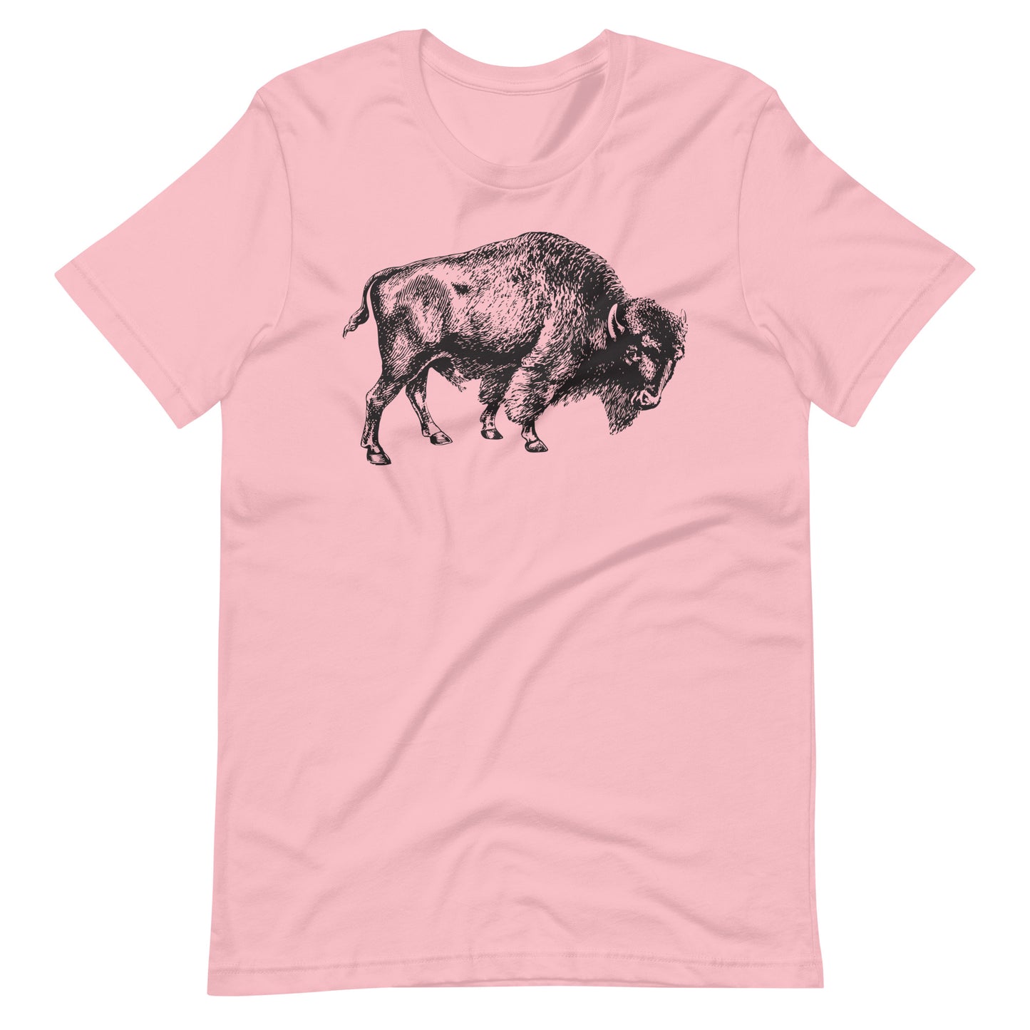 Printagon - Bull 002 - Unisex T-shirt - Pink / S