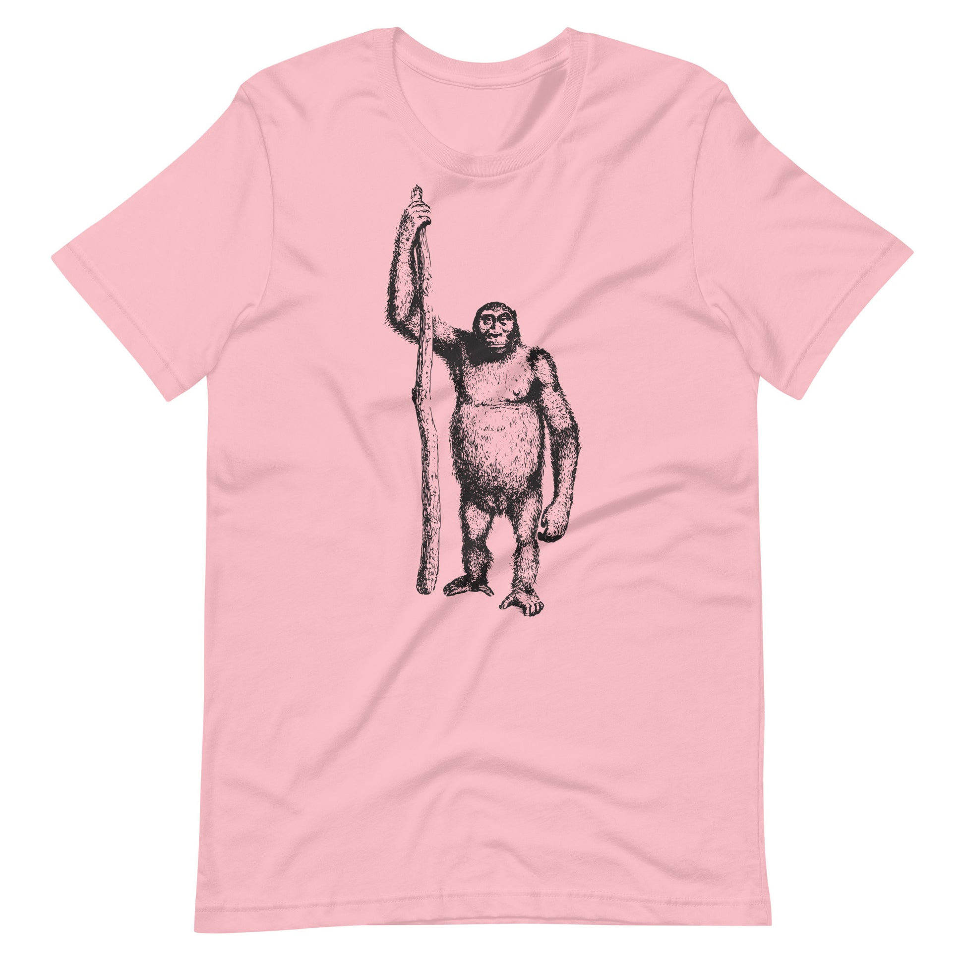 Printagon - Gorilla - Unisex T-shirt - Pink / S