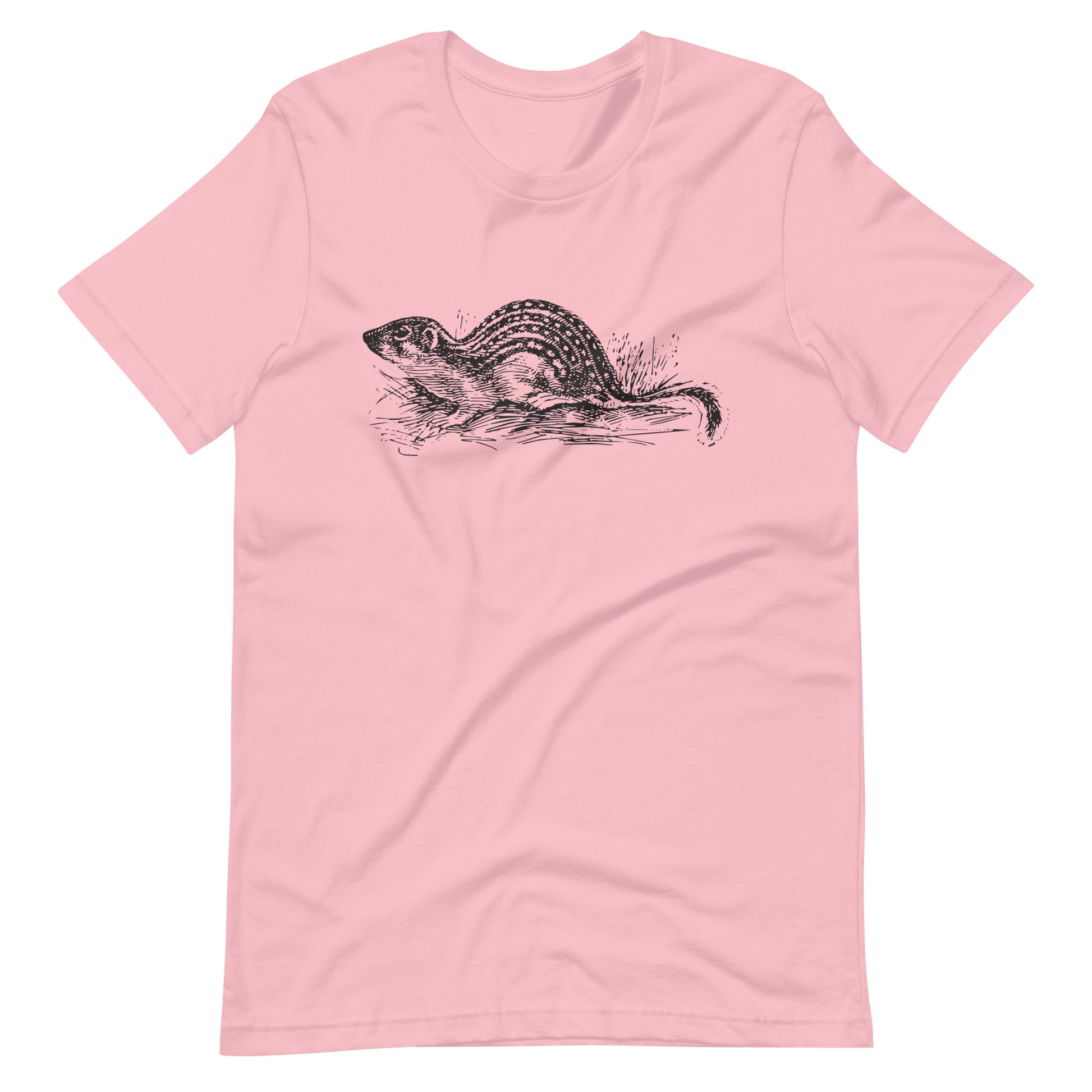 Printagon - Ground Squirrel - Unisex T-shirt - Pink / S