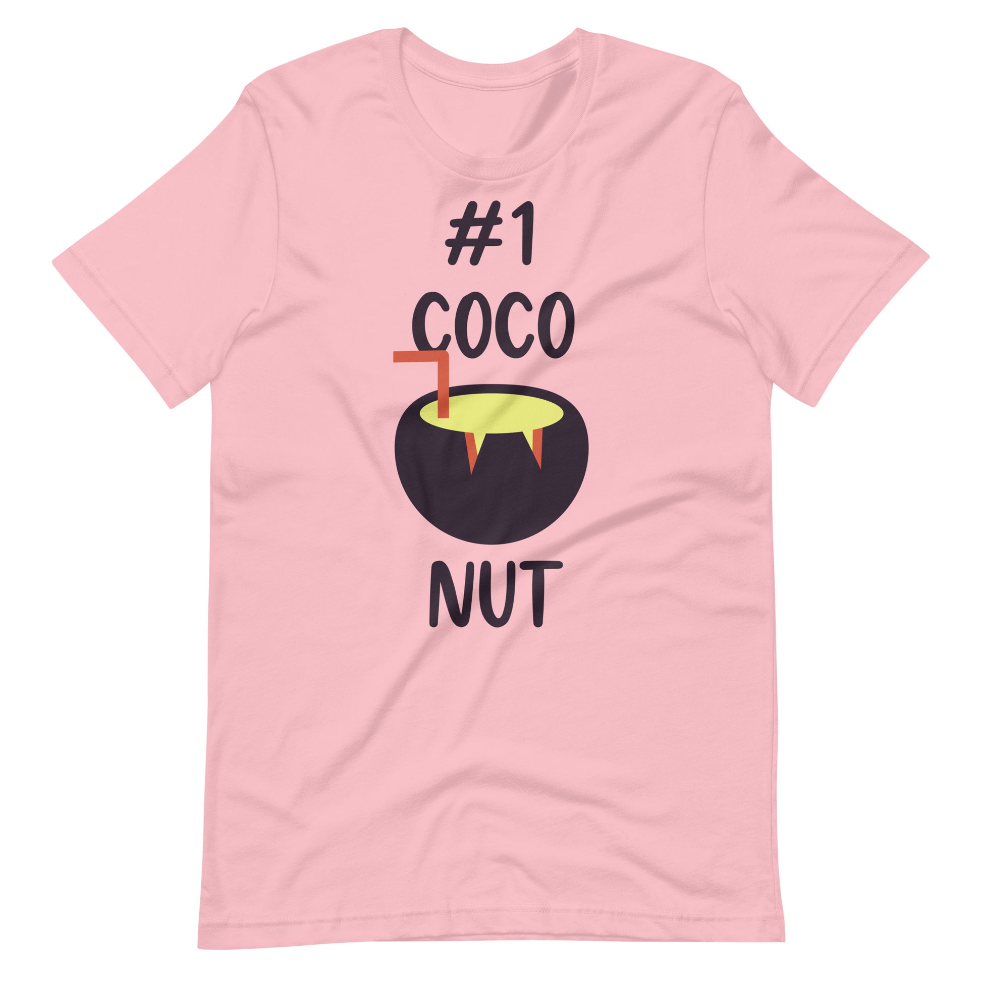 Printagon - Coconut #1 - Unisex T-shirt - Pink / S