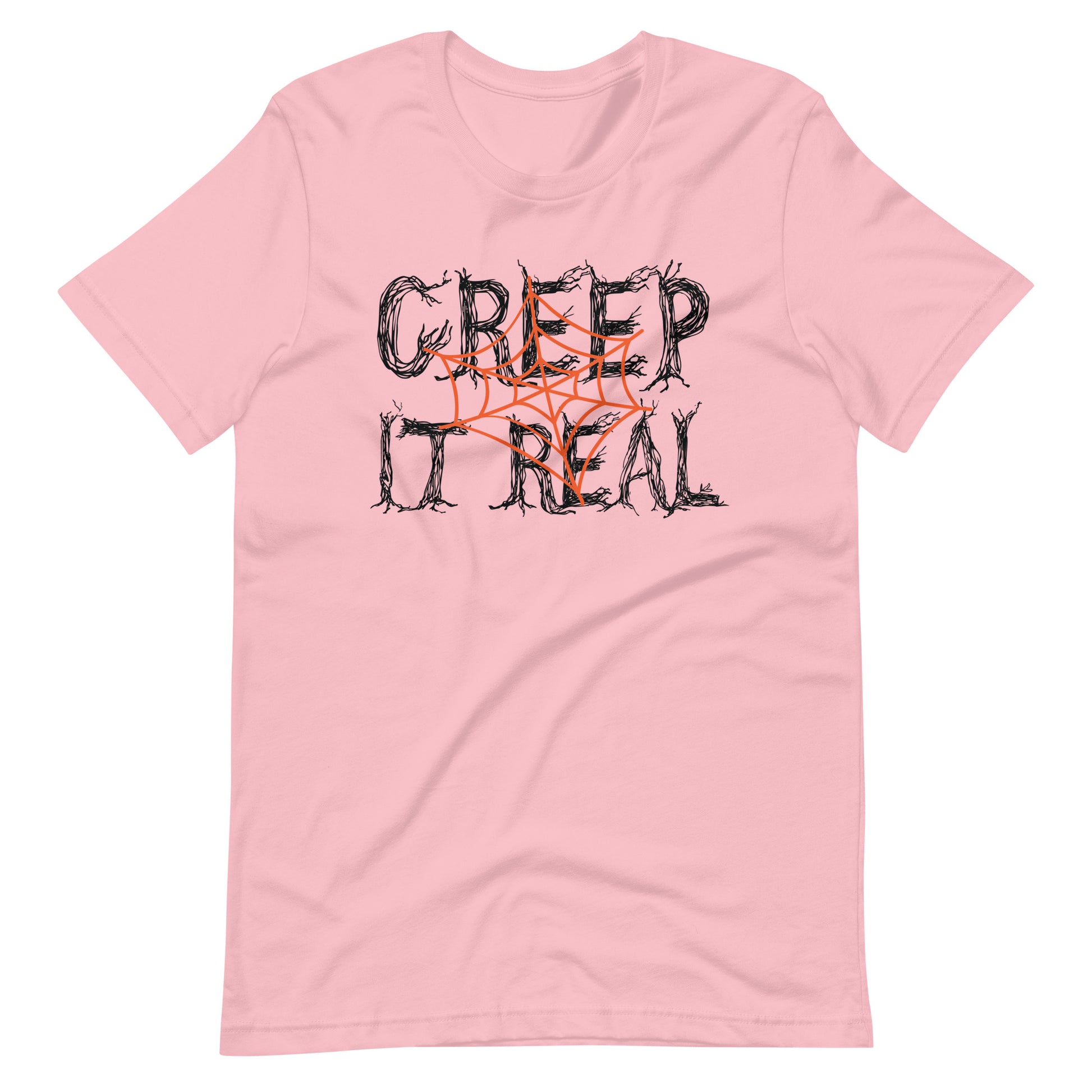 Printagon - Creep It Real - Unisex T-shirt - Pink / S