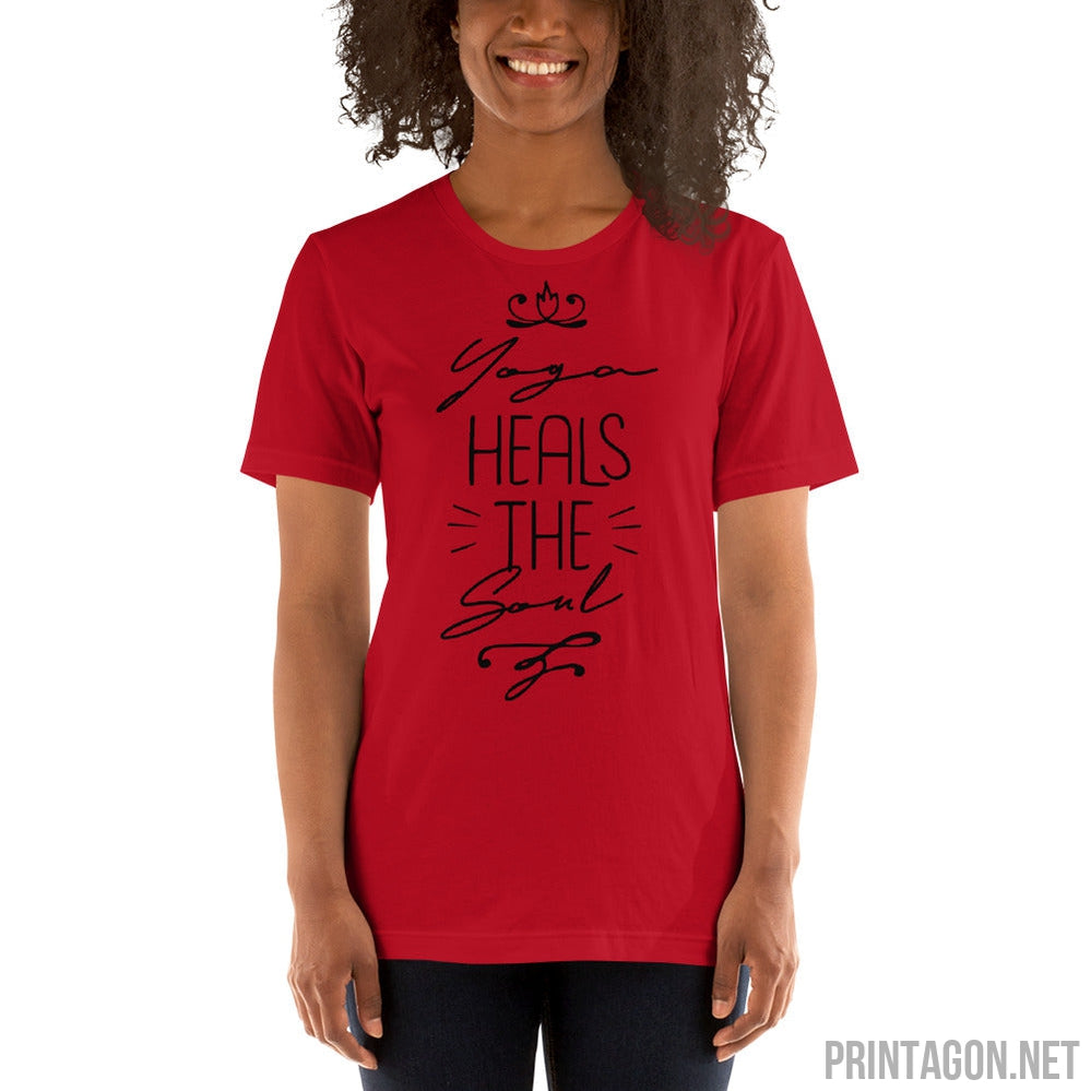 Yoga Heals The Soul - Unisex T-shirt - Printagon