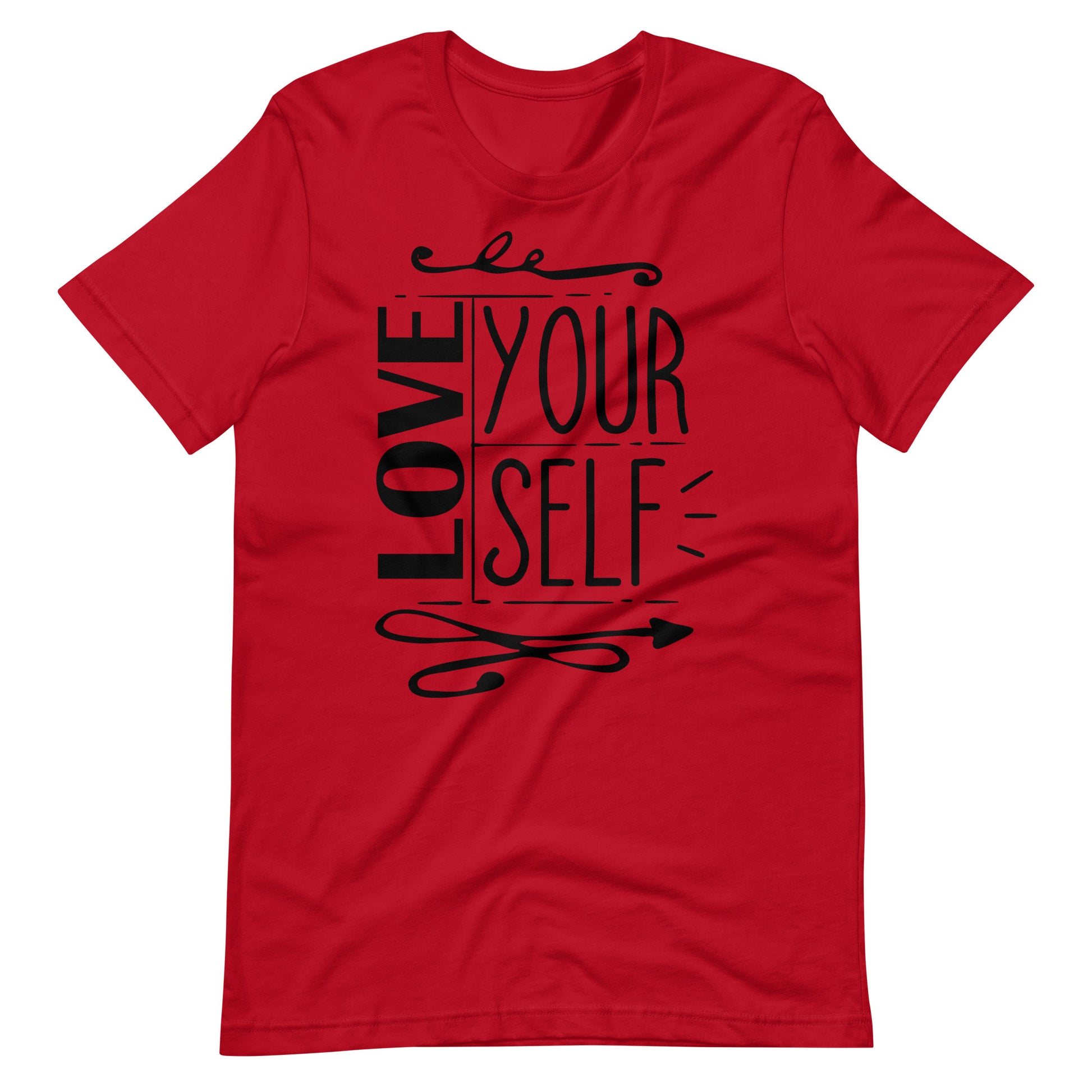 Printagon - Love Your Self - Unisex T-shirt - Red / XS