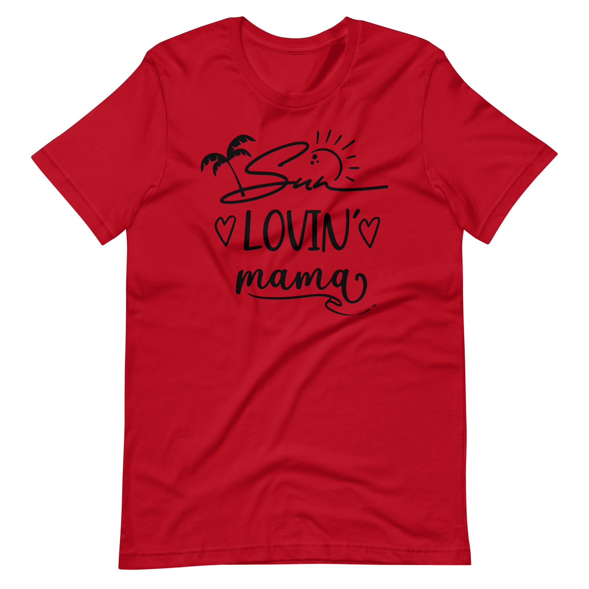 Sun Lovin Mama - T-shirt - Red / XS Printagon