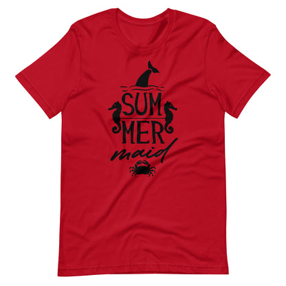 Summer Maid - Unisex T-shirt - Red / XS Printagon