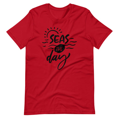 Seas The Day - Unisex T-shirt - Red / XS Printagon