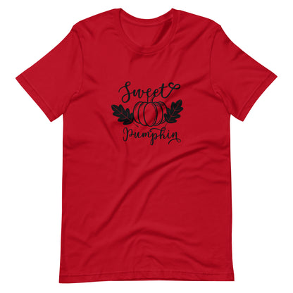 Sweet Pumpkin - Unisex T-shirt - Red / XS Printagon