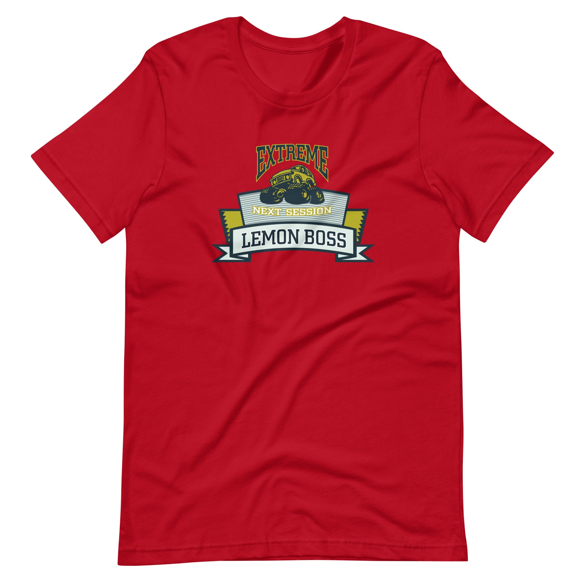 Printagon - Extreme Next Session Lemon Boss - Unisex T-shirt - Red / XS