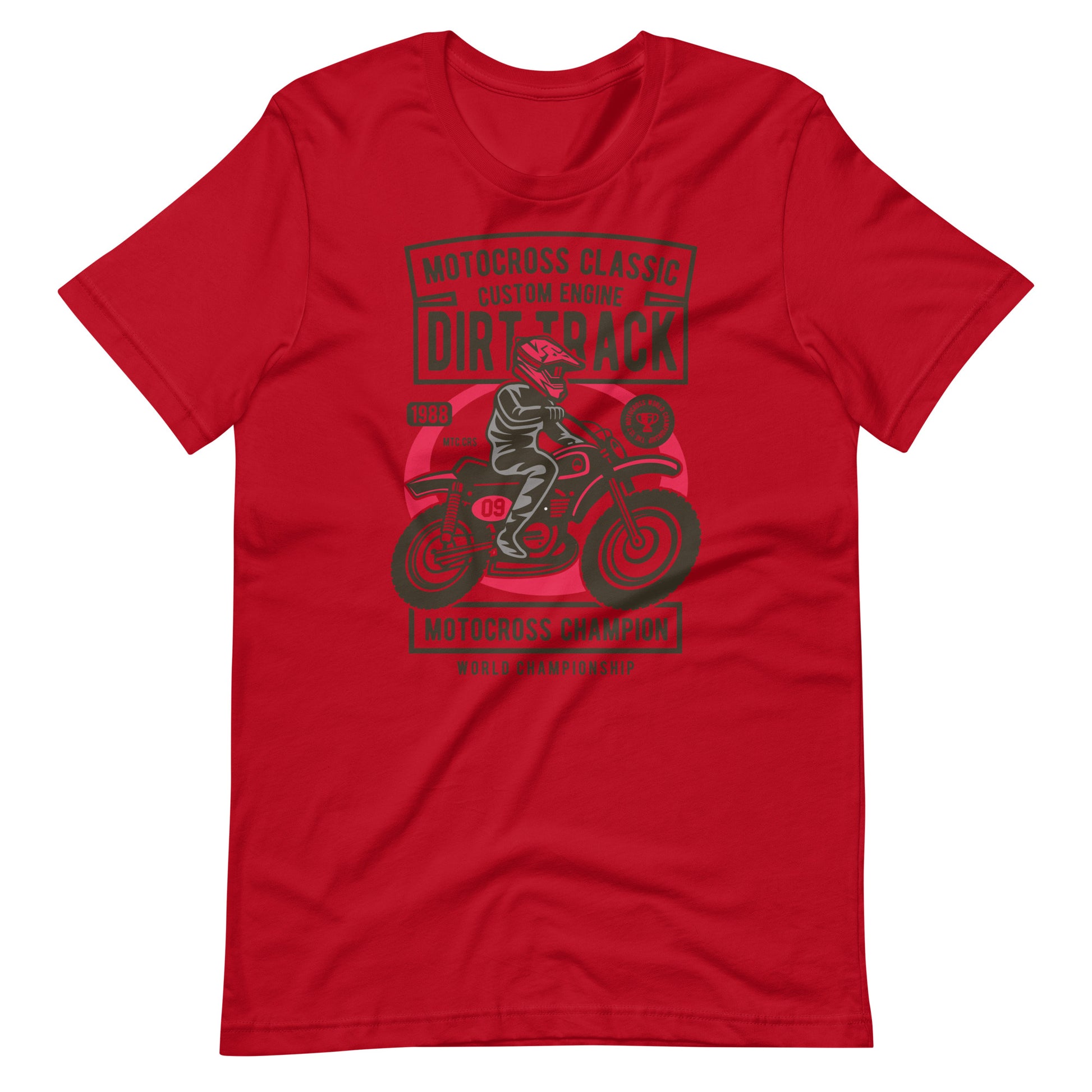 Printagon - Motocross Classic - T-shirt - Red / XS