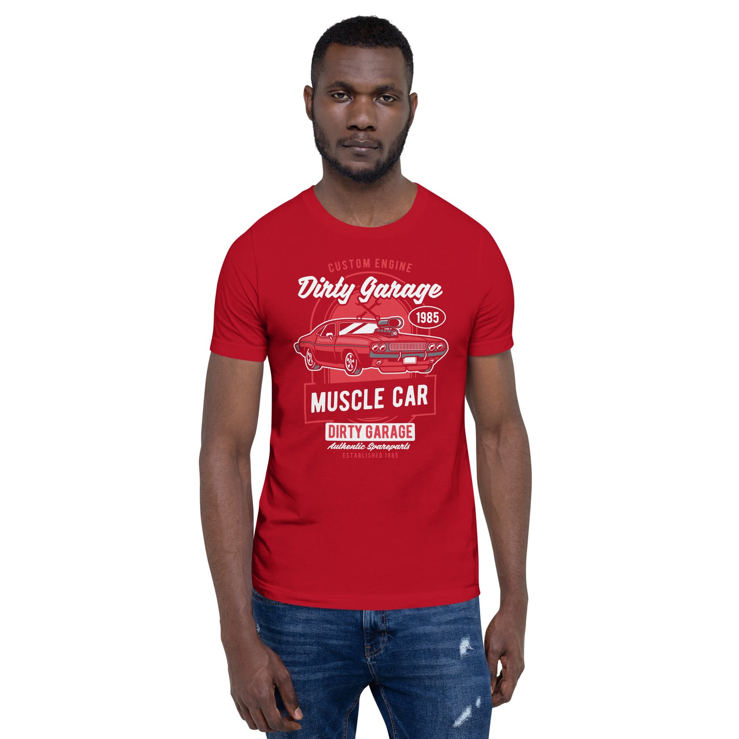 Printagon - Custom Engine Dirty Garage - T-shirt -