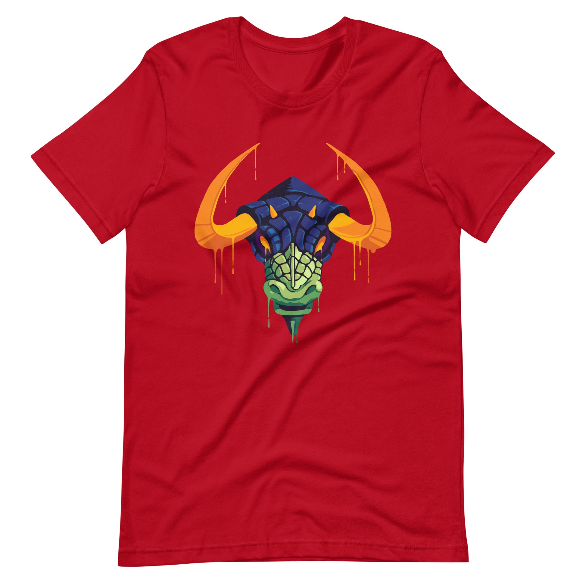 Printagon - Gorgon - T-shirt - Red / XS