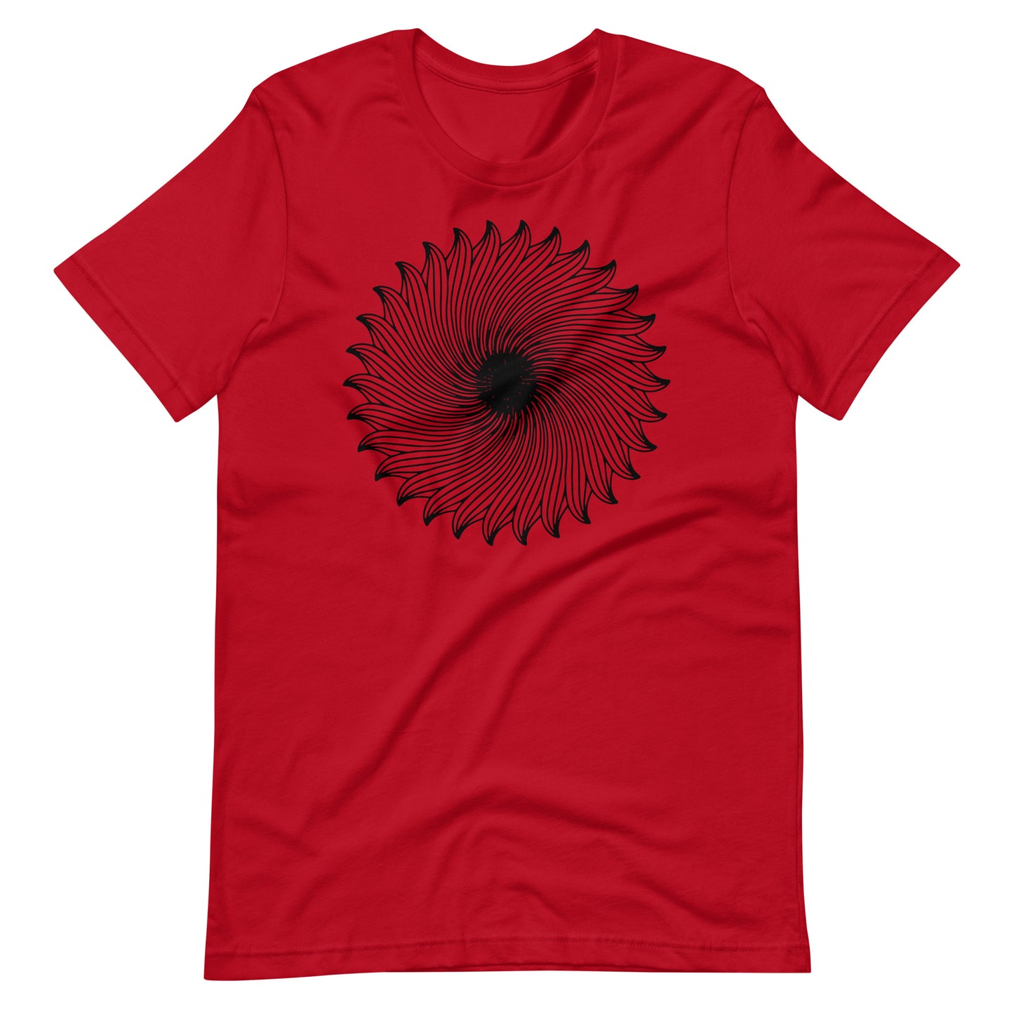 Printagon - Mandala 125 - T-shirt - Red / XS