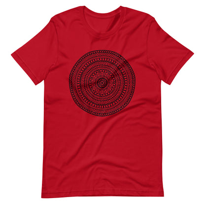 Printagon - Mandala 136 - T-shirt - Red / XS