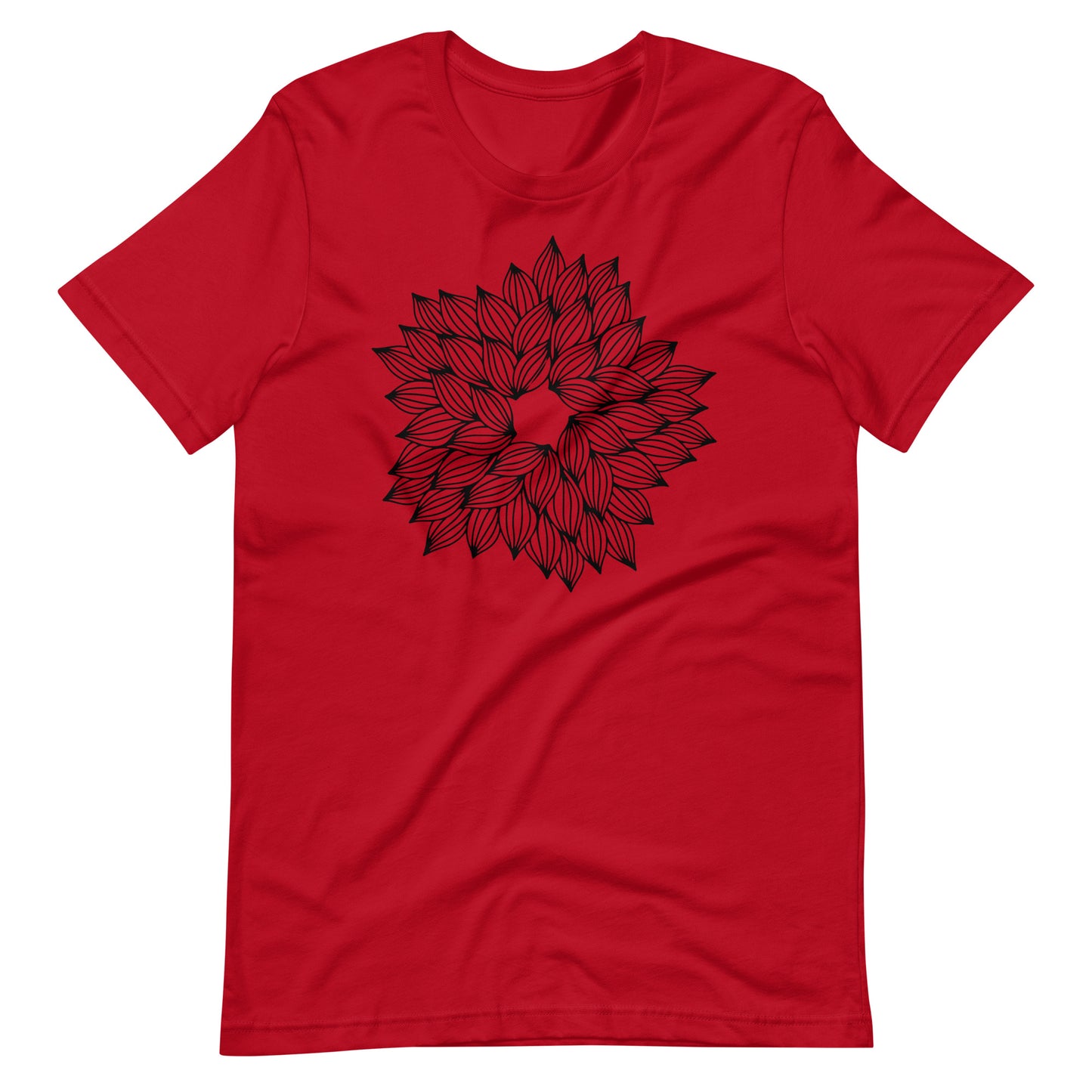 Printagon - Mandala 139 - T-shirt - Red / XS