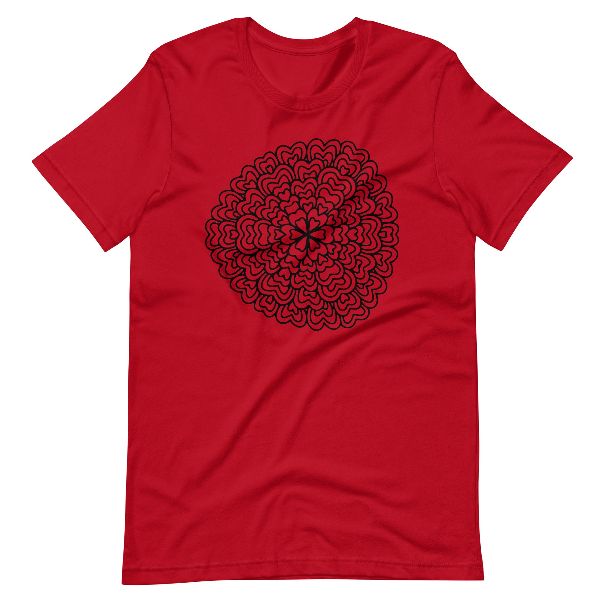 Printagon - Mandala 140 - T-shirt - Red / XS