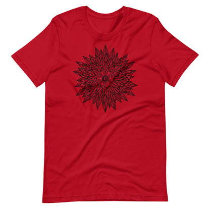 Printagon - Mandala 148 - T-shirt - Red / XS